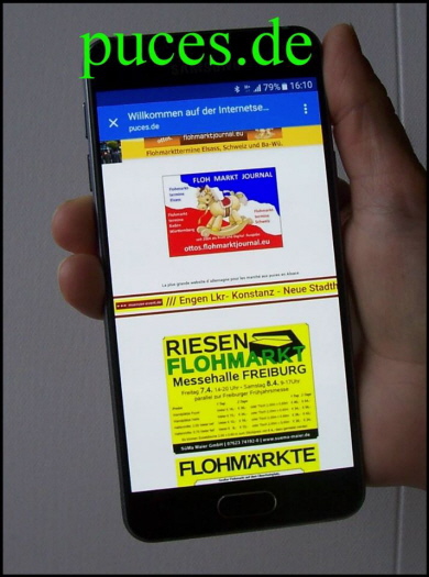 puces eingeben